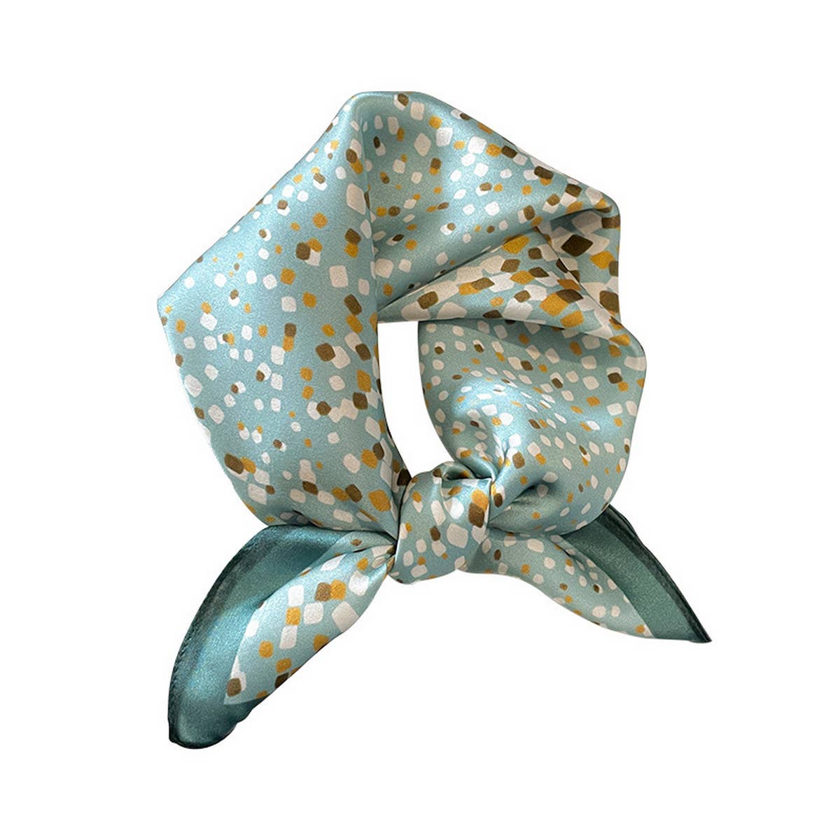 NEW IRREGULAR POLKA DOT SQUARE SCARF
