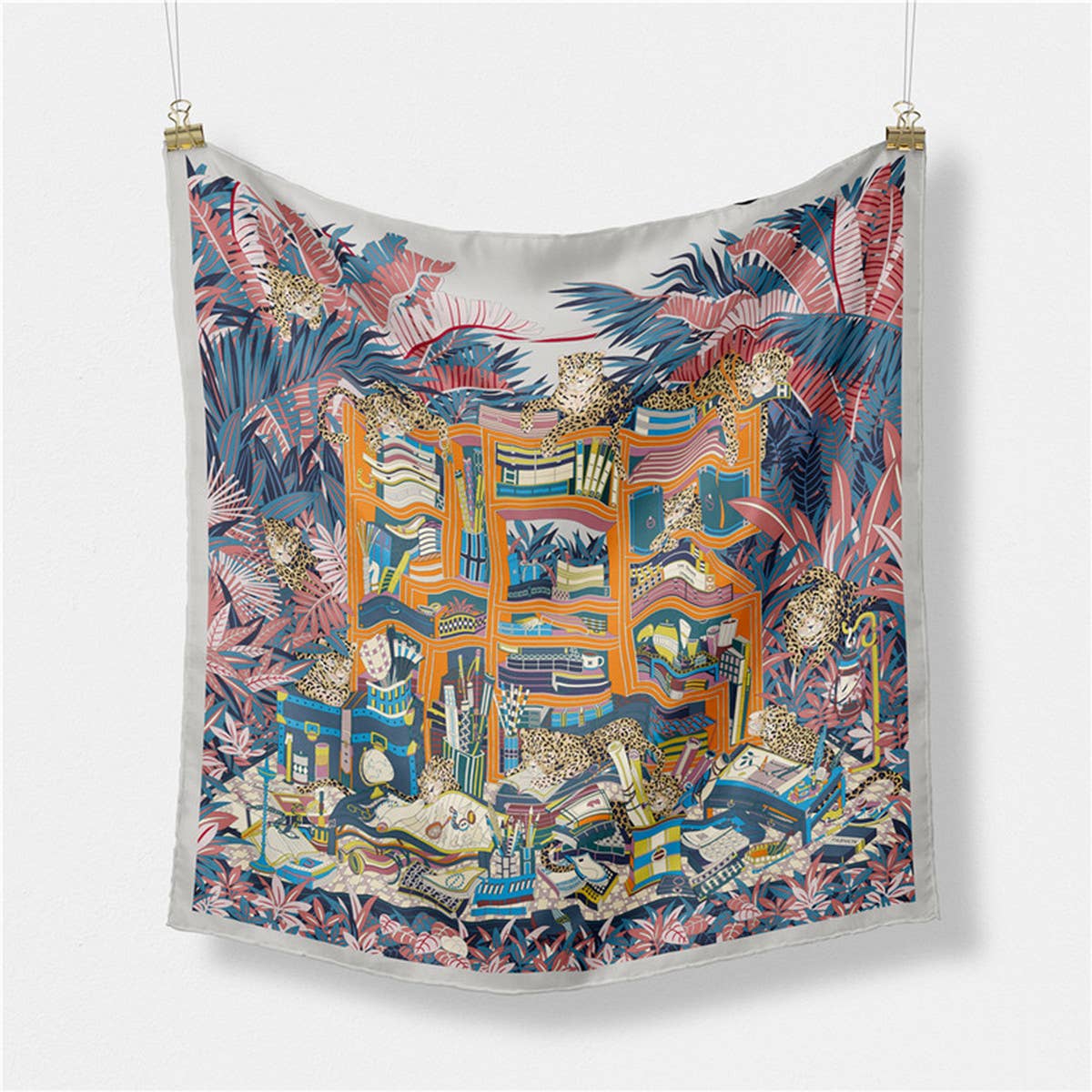 Green Silk Scarf ? Versatile Neck Tie & Hair Acces