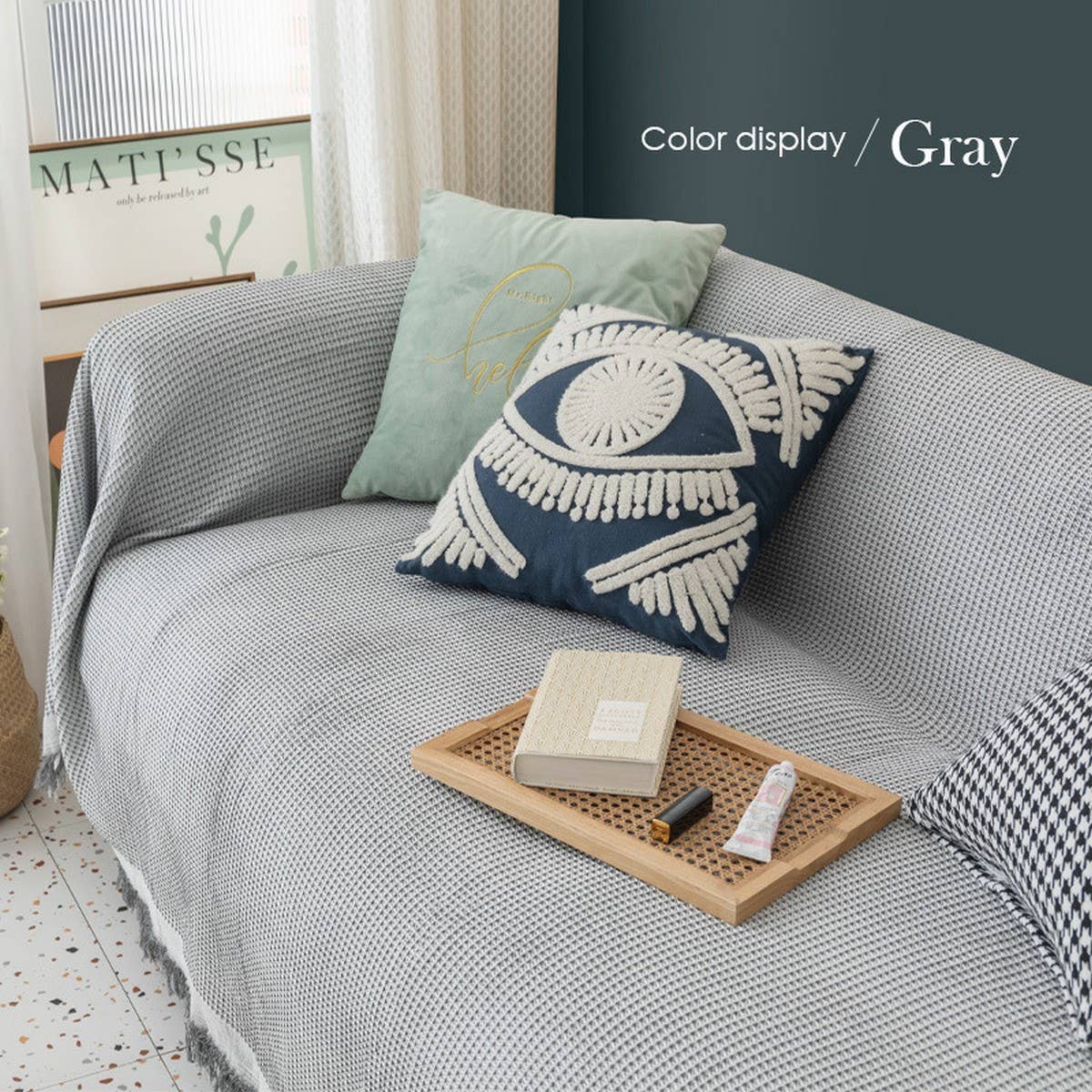 Cute Pink Couch Cover Full Wrap Blanket