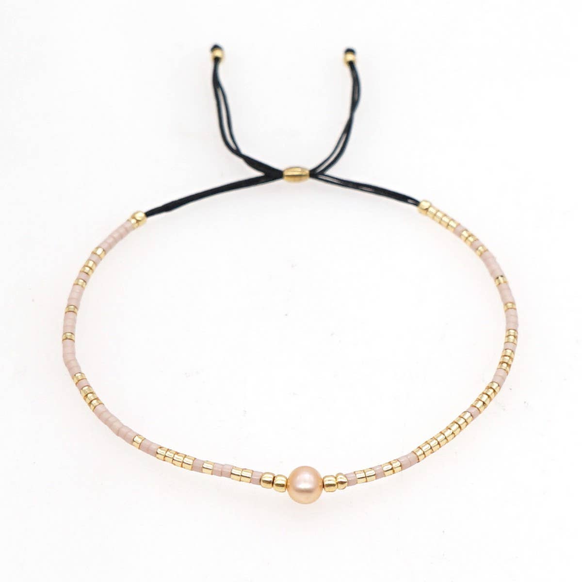 HAND-WOVEN FASHIONABLE RICE BEADS BRACELET_CWAB4620