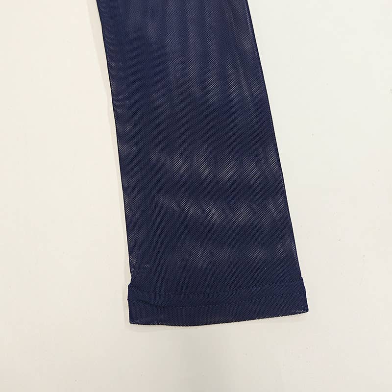 Off Shoulder Sheer Glitter Mesh Dress