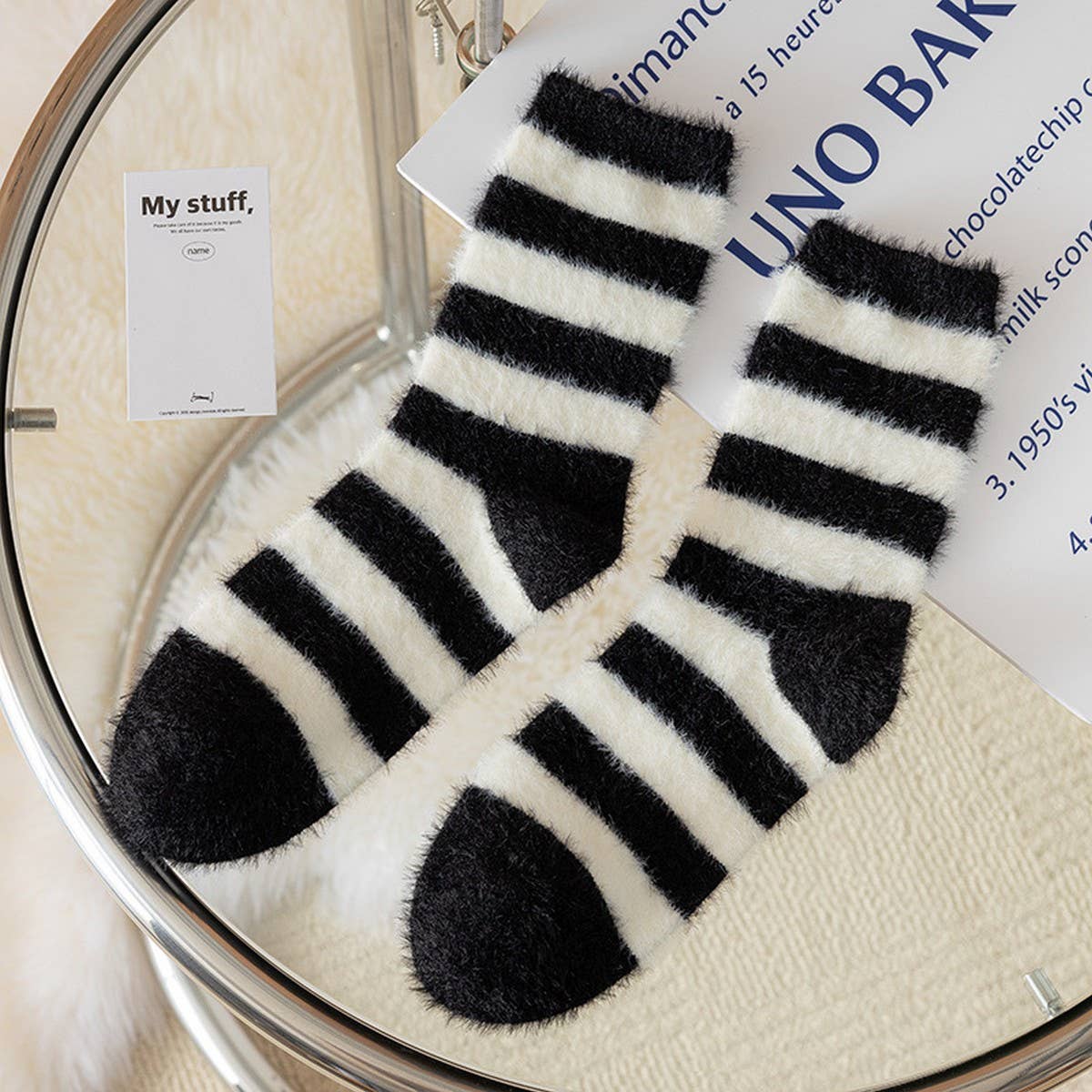 WARM AND LINT-FREE HOME SOCKS