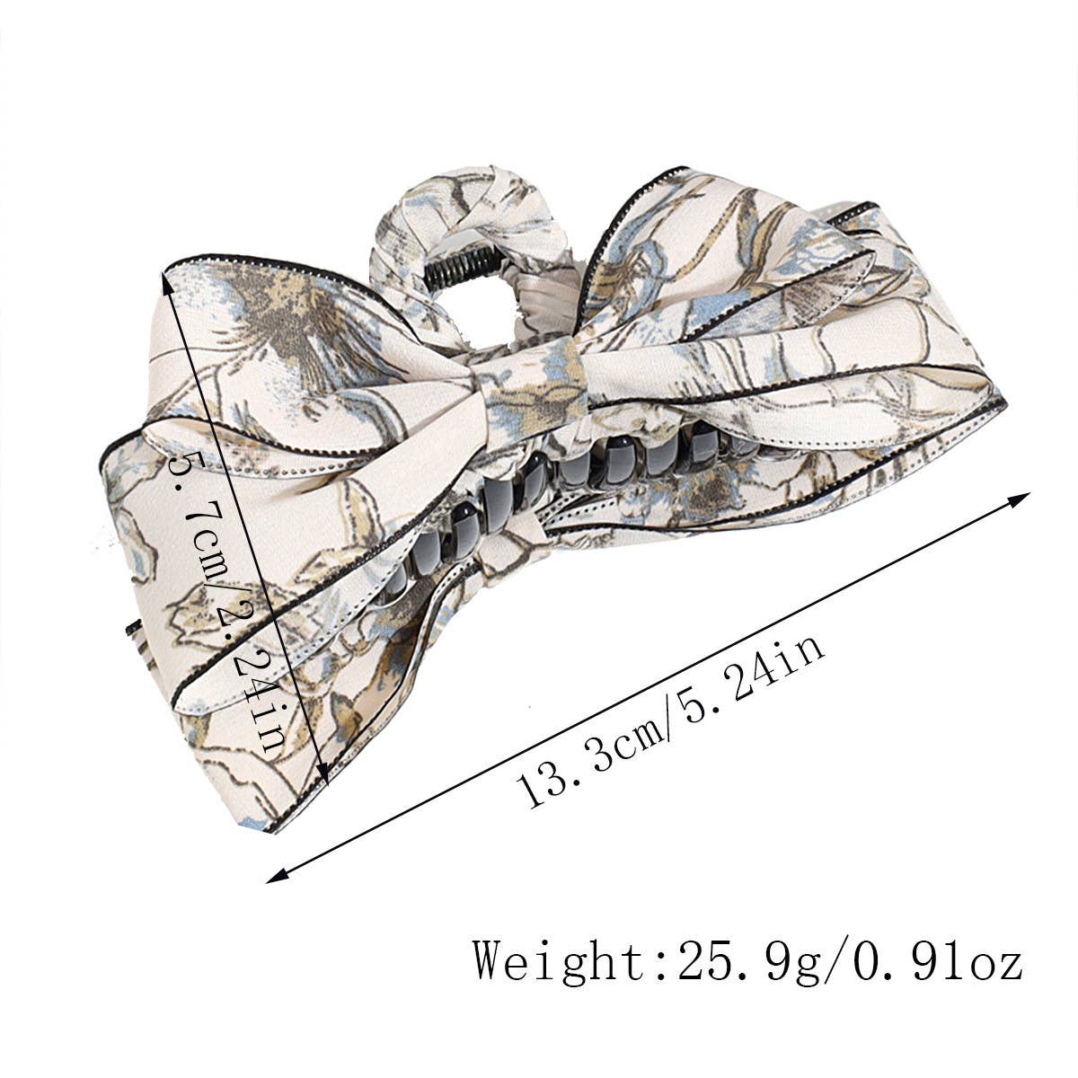 HOT SALE RETRO FLORAL BOW CLIP