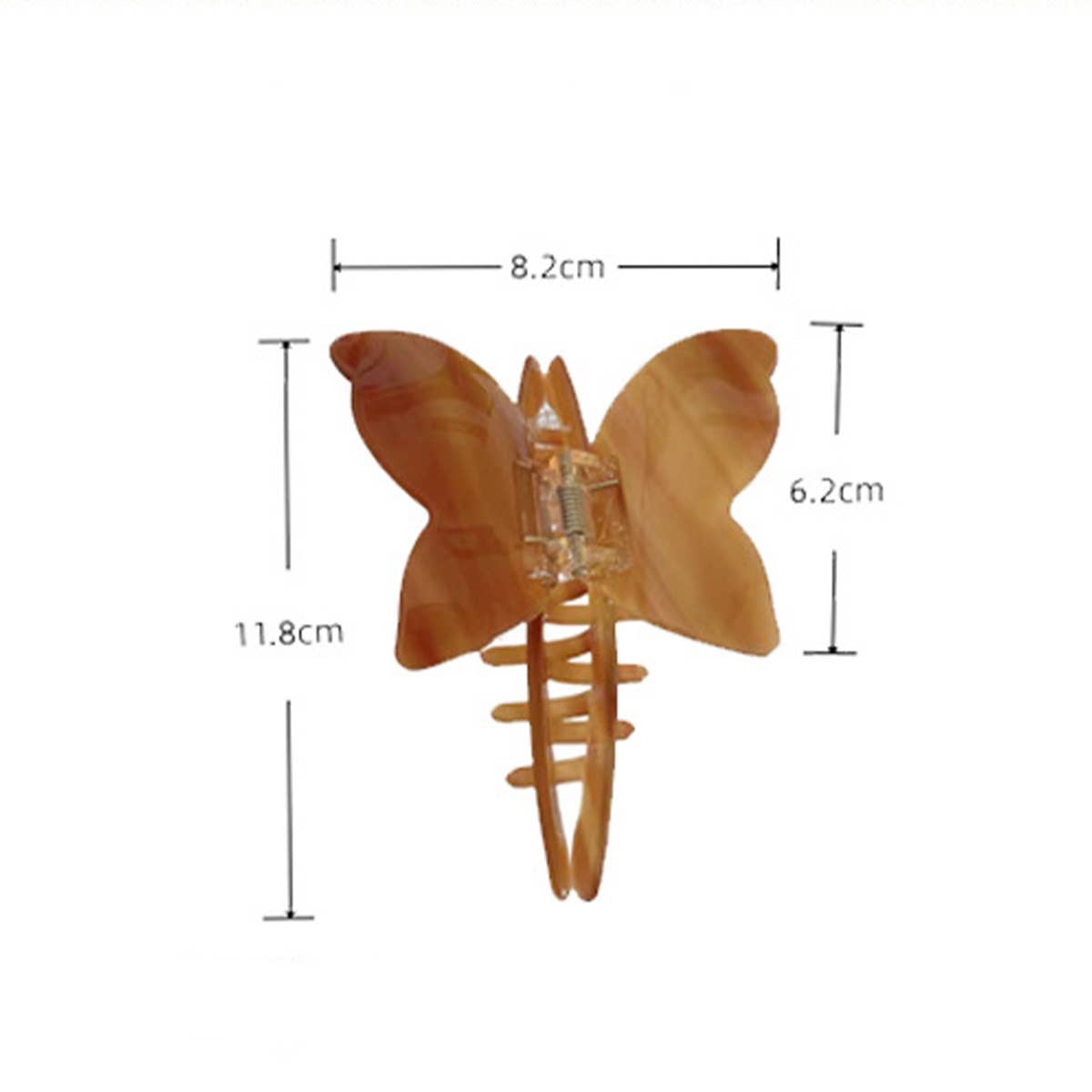 Gentle Butterfly Wings Hair Claw, Chic Tone Clip
