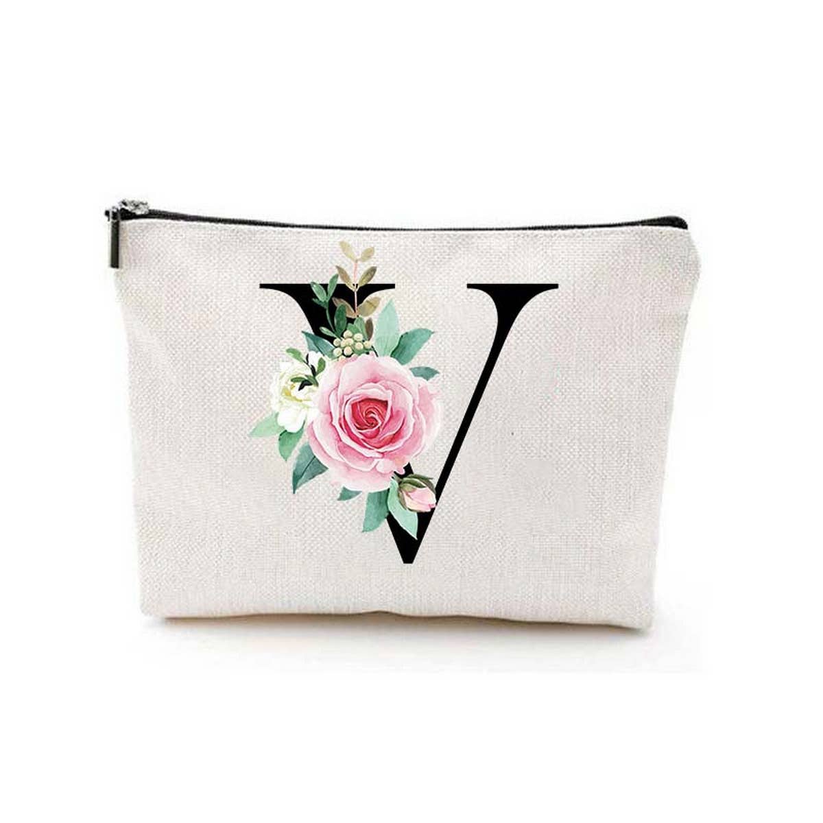 SIMPLE DOUBLE-SIDED PRINTED ZIPPER COSMETIC BAG_CWAB2251