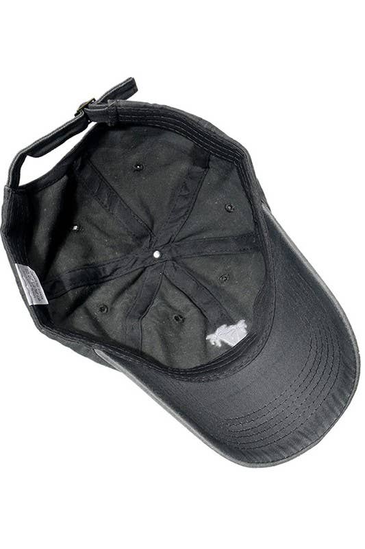 Soft Top Baseball Cap, Coconut Tree Design CWAH0017