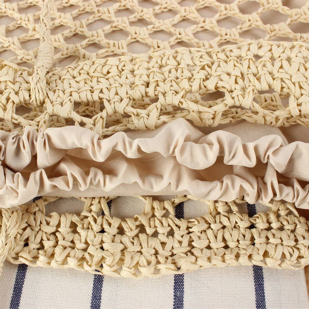 TRAVEL HOLLOW HANDMADE SHOULDER STRAW BAG_CWAB2025