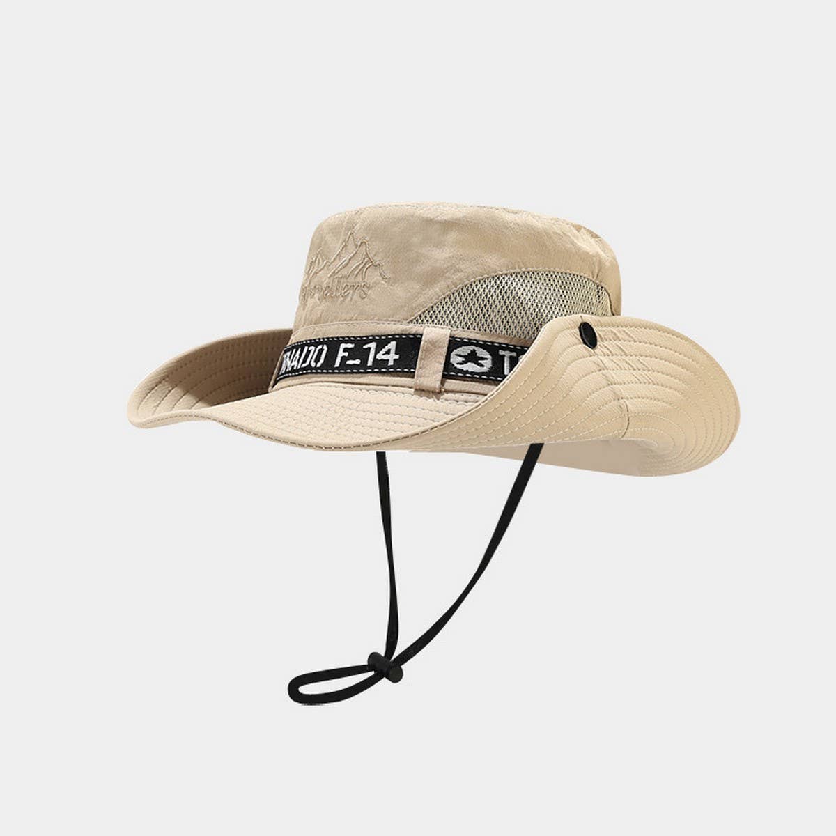 Breathable Wide Brim Sun Hat for Outdoor Fishing_CWAH3891