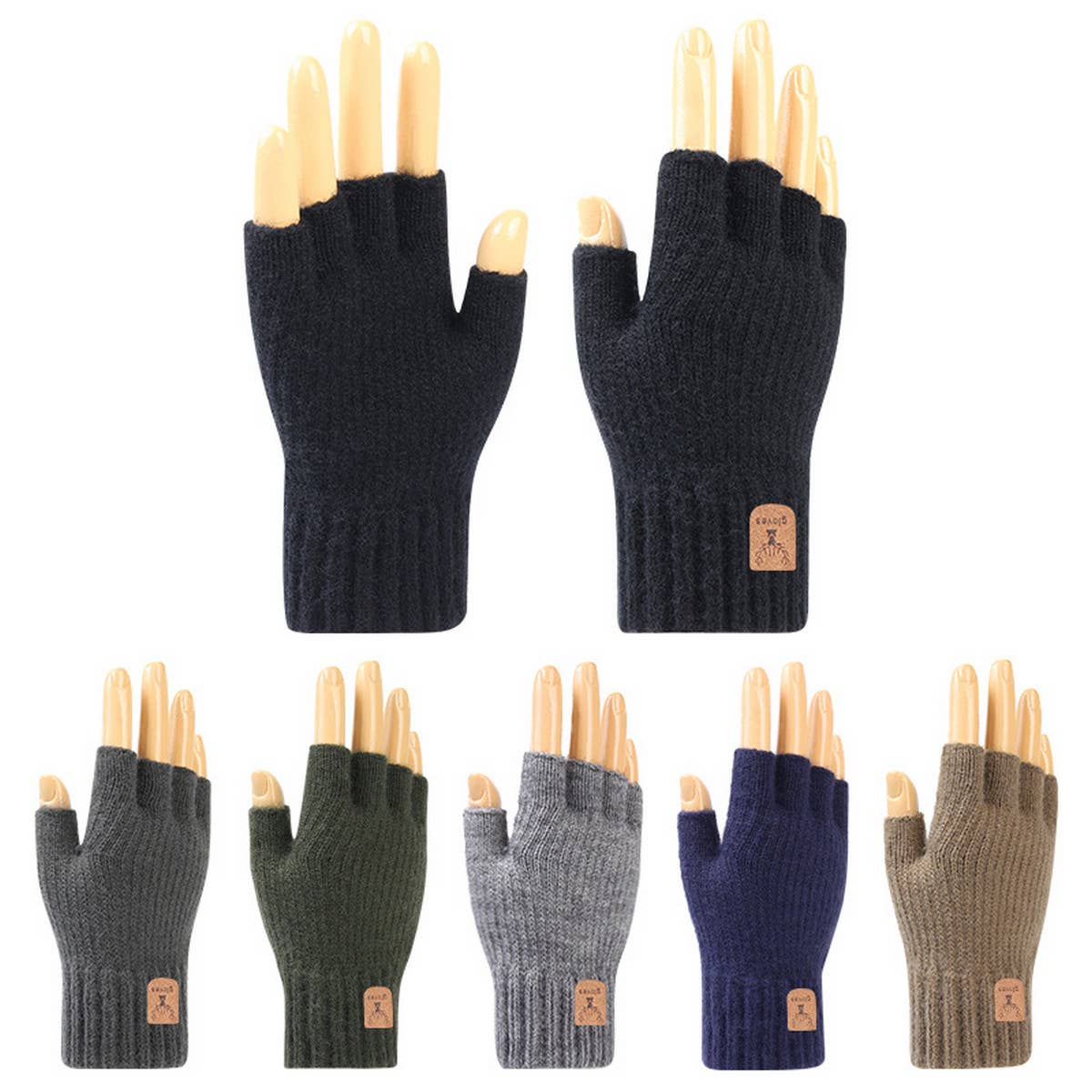 COLD-PROOF AND WARM THICK HALF-FINGER GLOVES_CWAG0120