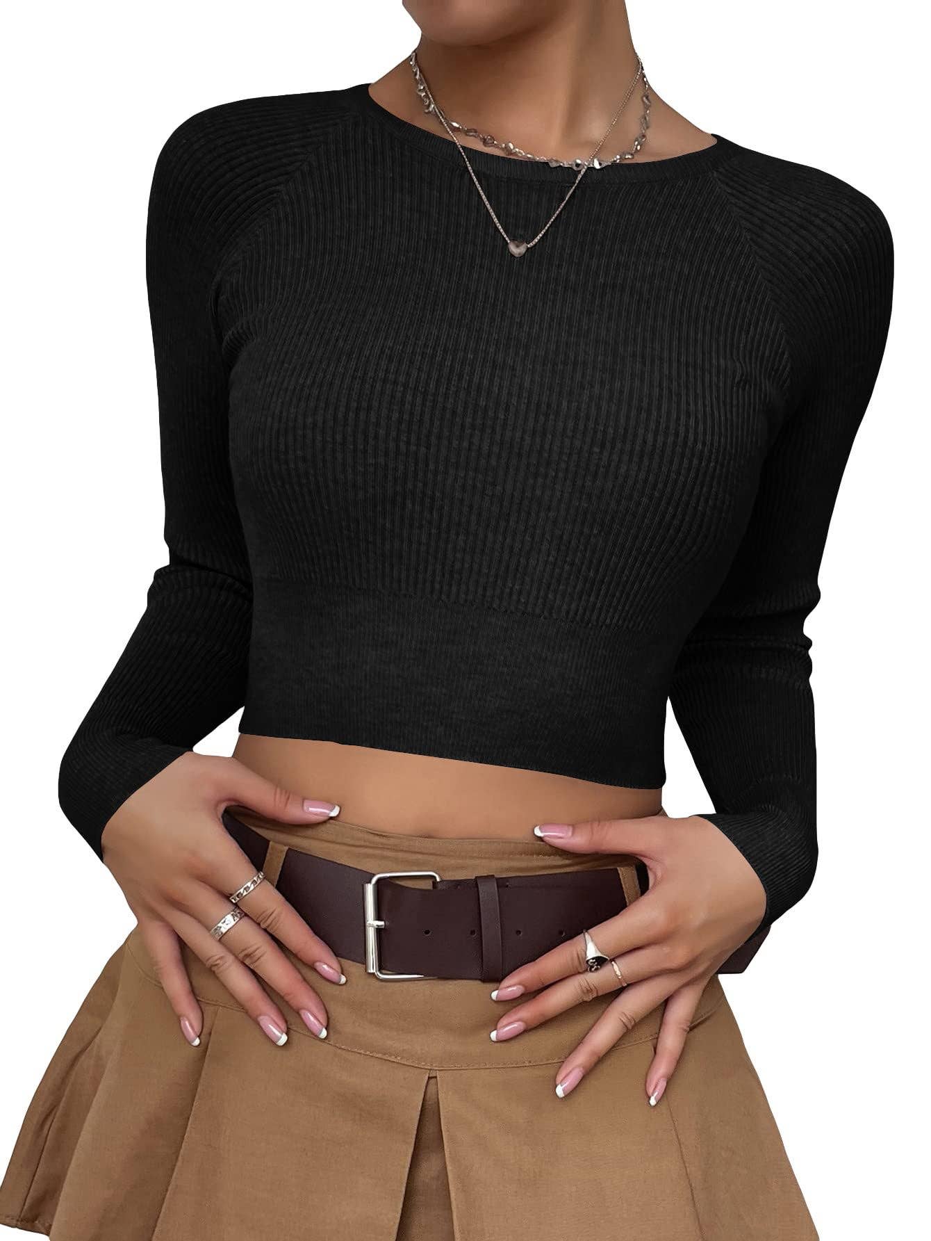 LONG SLEEVE BREATHABLE BACK WEAR NUDE YOGA WEAR