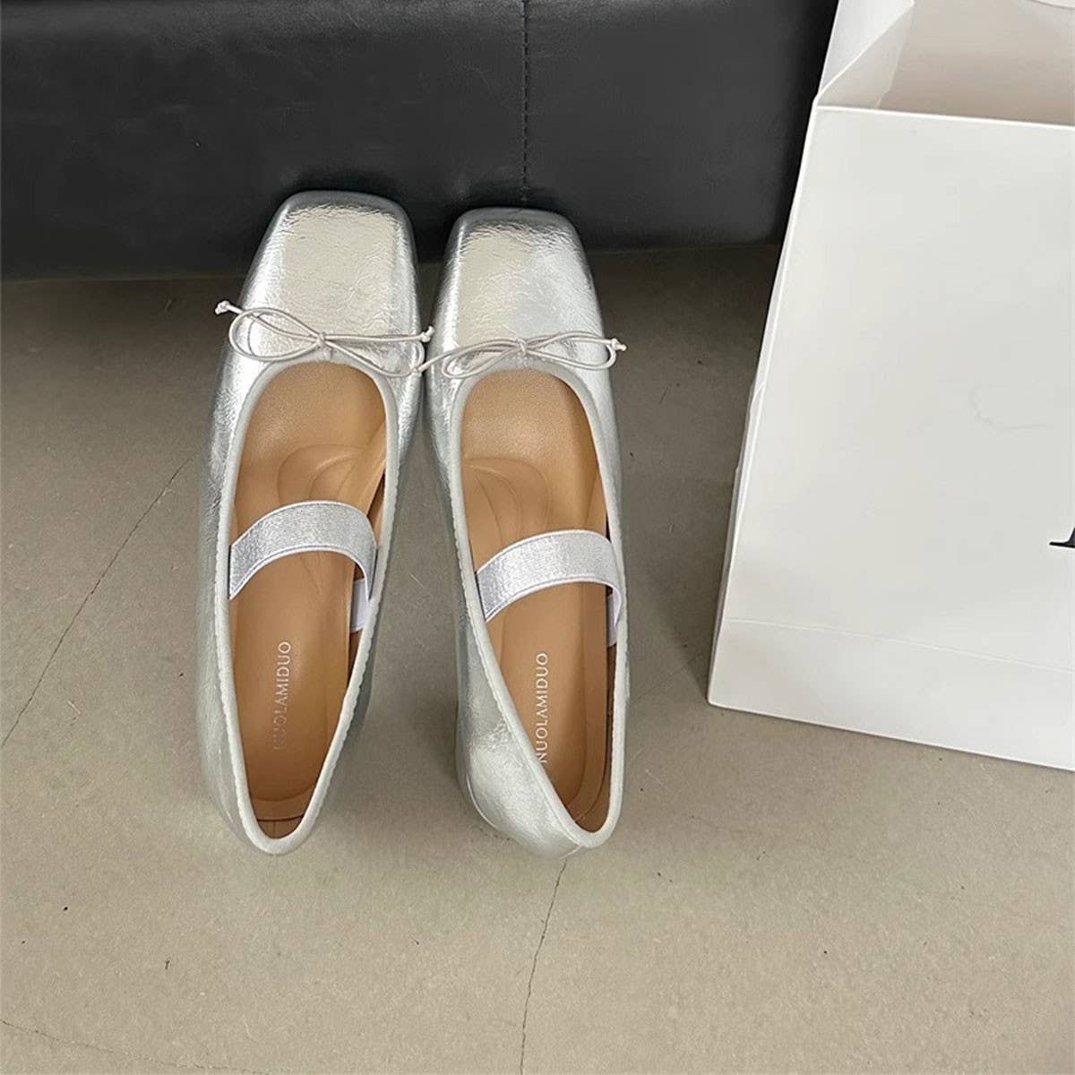 Sweet Bow Mary Jane Ballet Low Heel Shoes