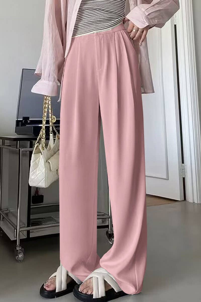CWBLP00924_NEW AUTUMN HIGH WAIST CASUAL PANTS SUIT PANTS