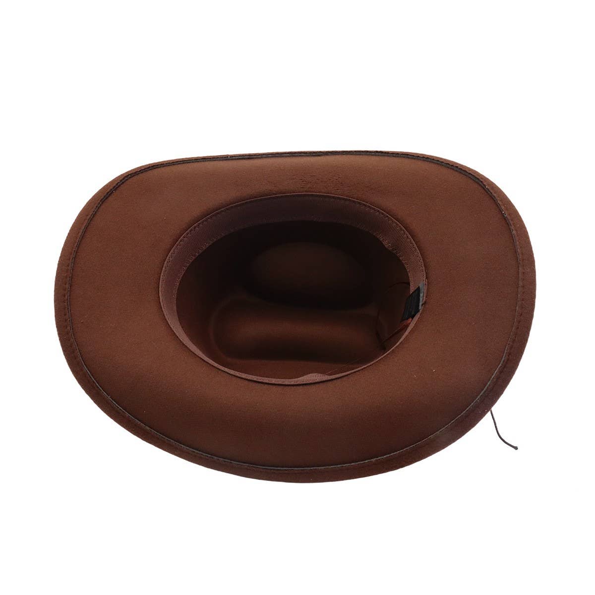 New Ethnic Style Wool Fedora Cowboy Jazz Hat_CWAH04497