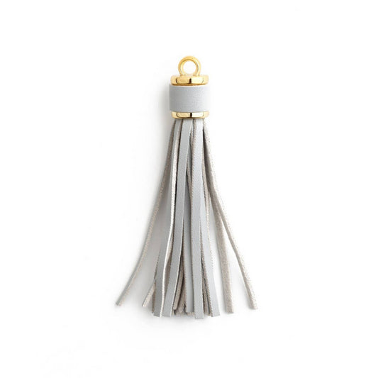 Leather Fringe Keychain, PU Tassel Bag Charm_CWAB5007