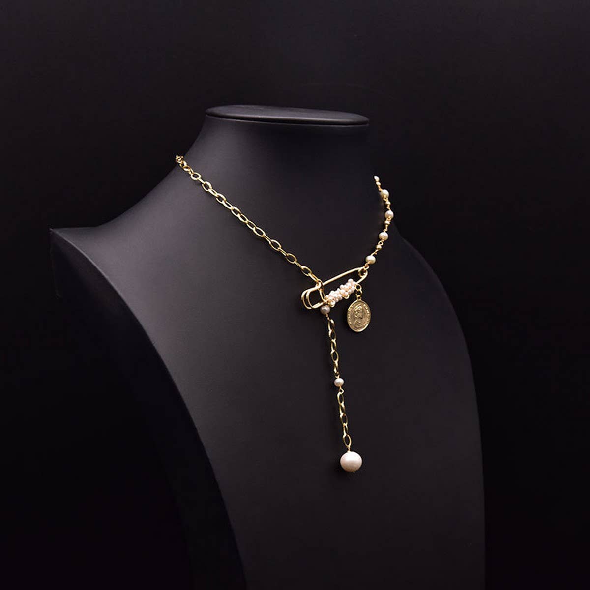 NEW VINTAGE NATURAL PEARL NECKLACE FOR WOMEN_CWAJE3839