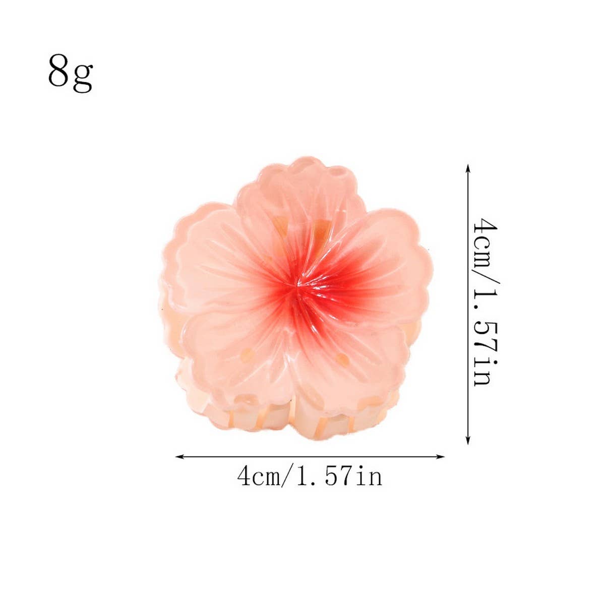 Cabbage Flower Hair Claw Vacation Style Small Clip_CWMM4997