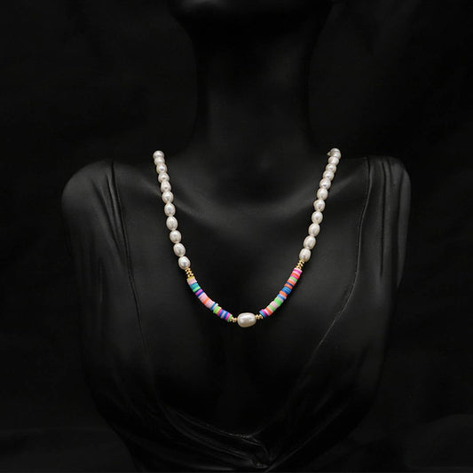 VINTAGE NATURAL FRESHWATER PEARL NECKLACE