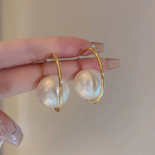 BIG PEARL NICHE DESIGN VERSATILE EARRINGS_CWAJE2185