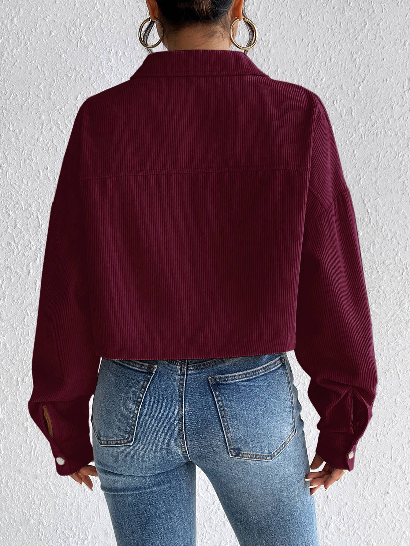 Lapel single-breasted American-style casual coat