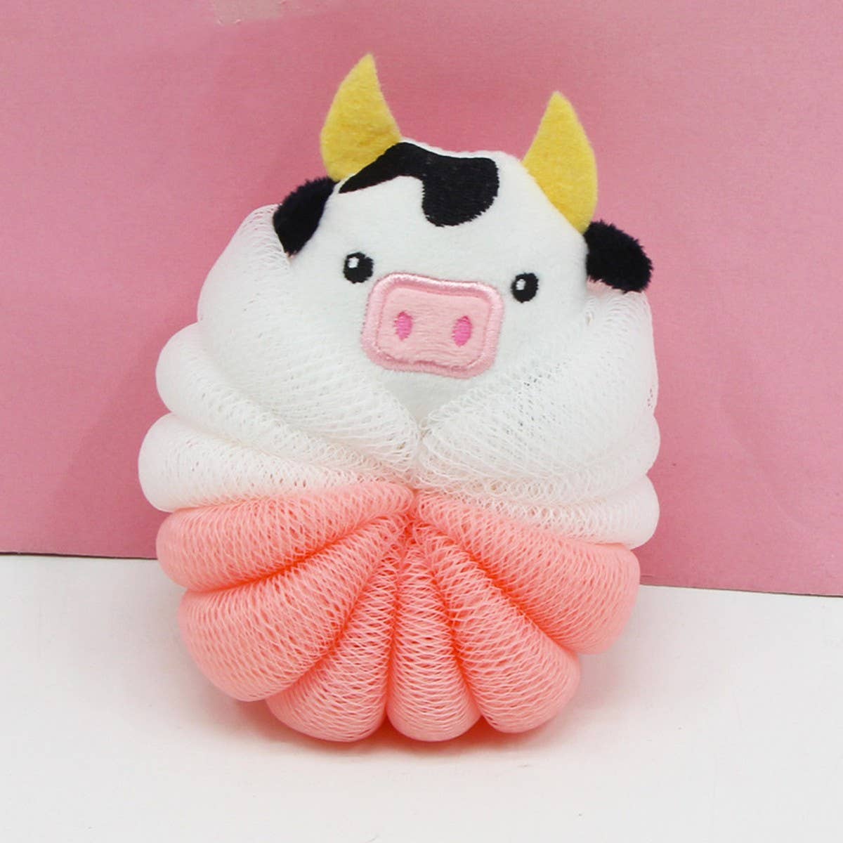 CWMM9151_CARTOON ANIMAL SOFT BUBBLE LOOFAH BALL