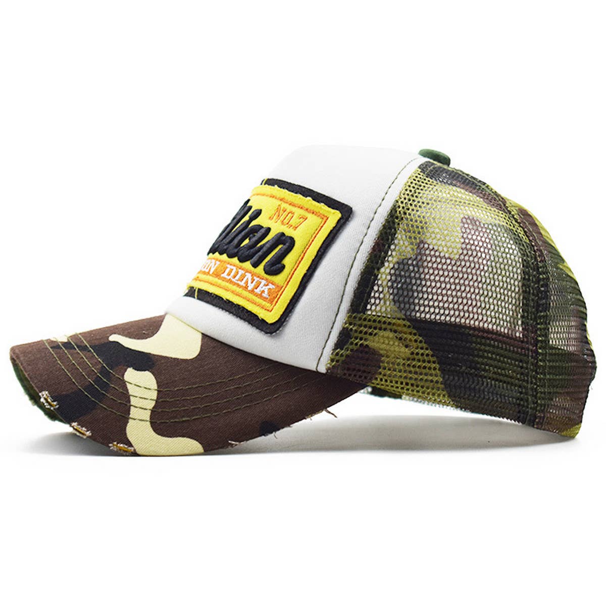 OUTDOOR SUN PROTECTION EMBROIDERED TRUCKER HAT_CWAH1363