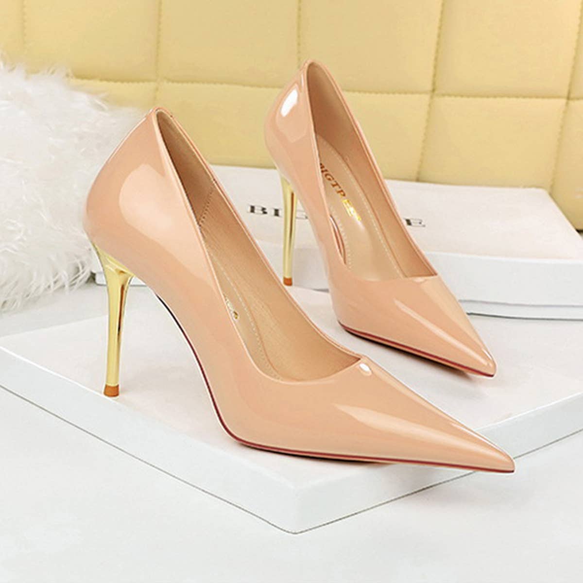 SIMPLE SHALLOW POINTED TOE HIGH HEELS_CWSHH0063