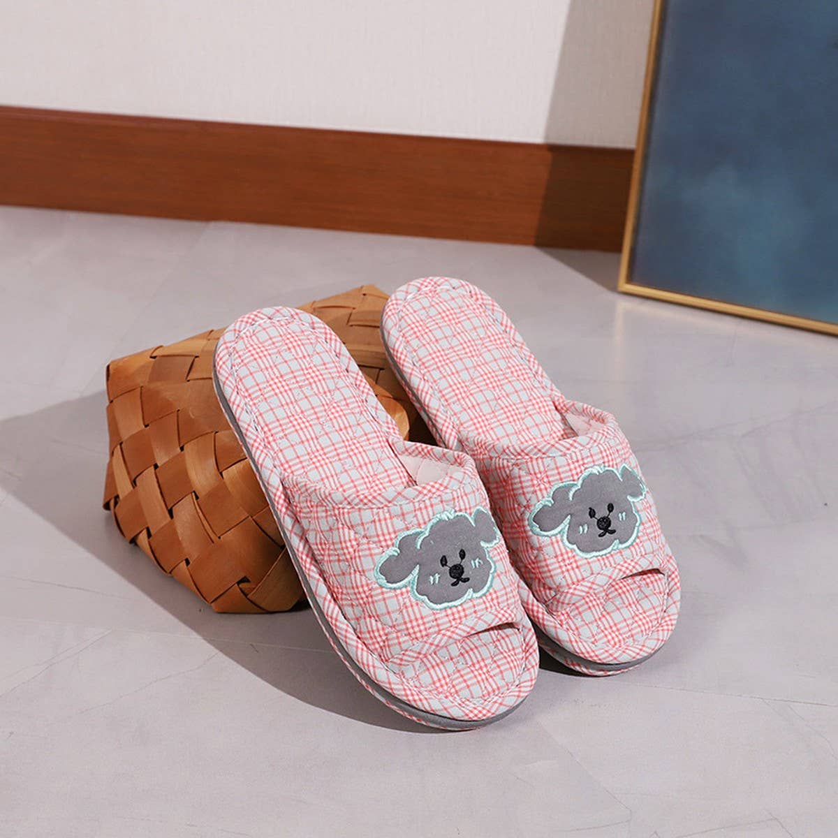 Cinnamoroll Cotton Floor Slippers 3-Layer
