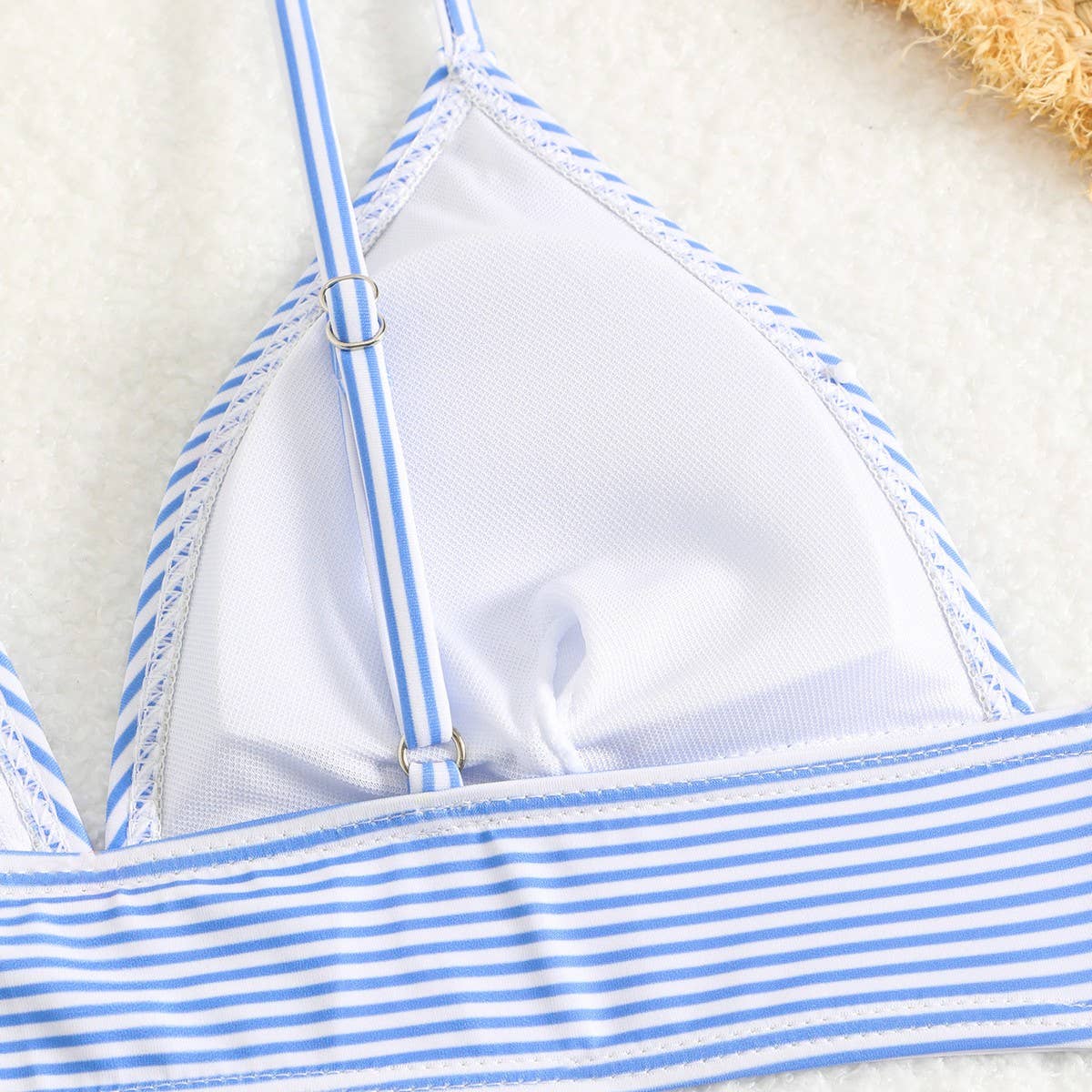 STRIPED BIKINI SET - SLIM FIT SWIMSUIT_CWMW0912