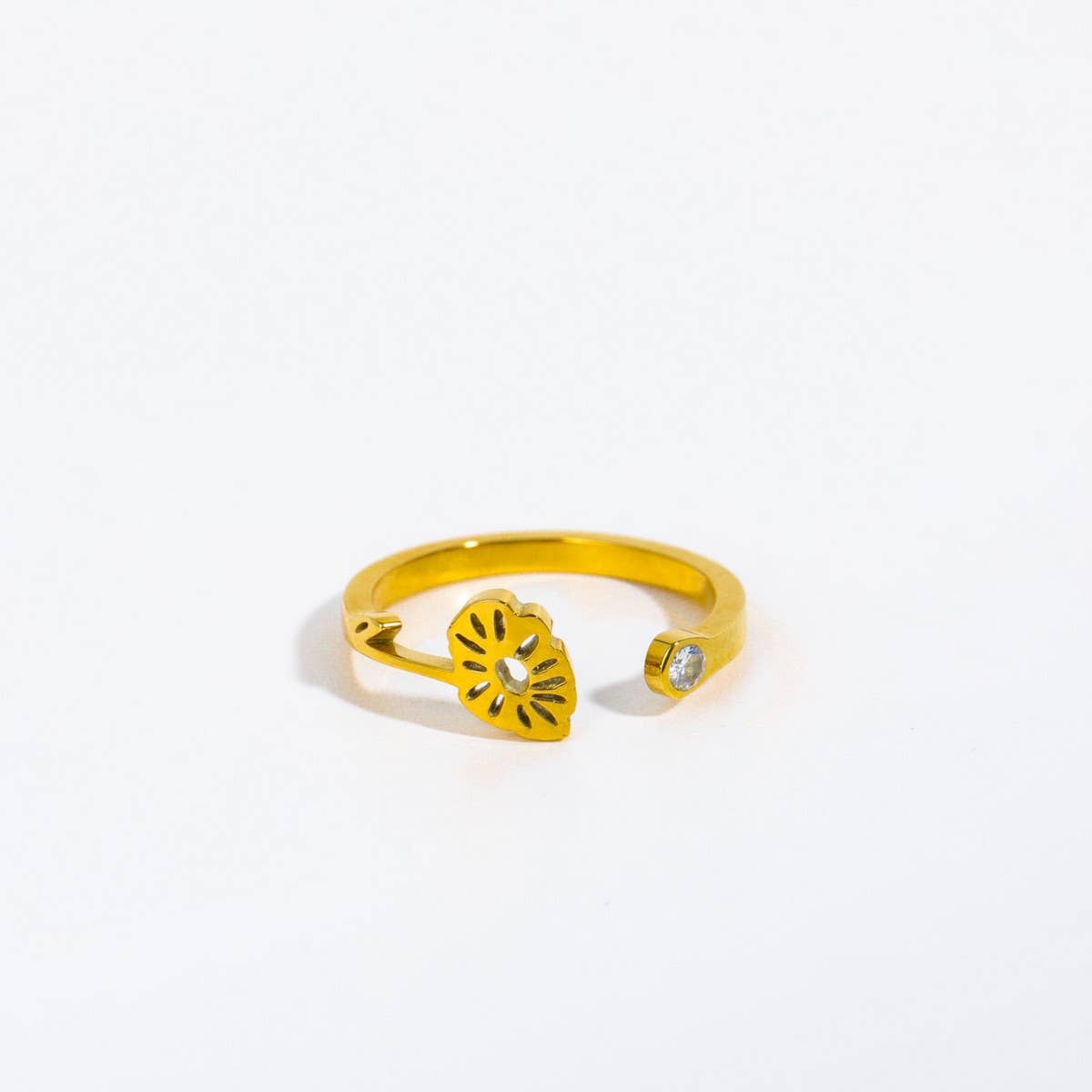 December Colored Zirconia Open Ring