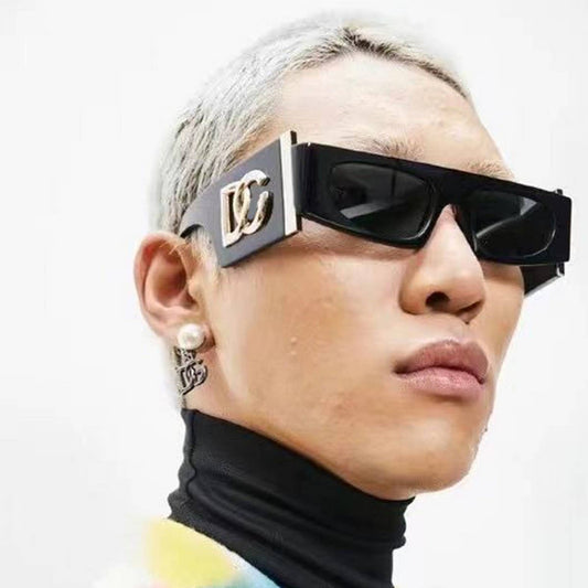 STEAMPUNK SMALL FRAME WIDE TEMPLE SUNGLASSES_CWASG0683