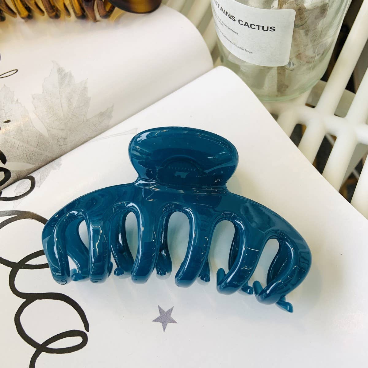 CWAHA1514_EXQUISITE SIMPLE LARGE HAIR CLAW CLIP