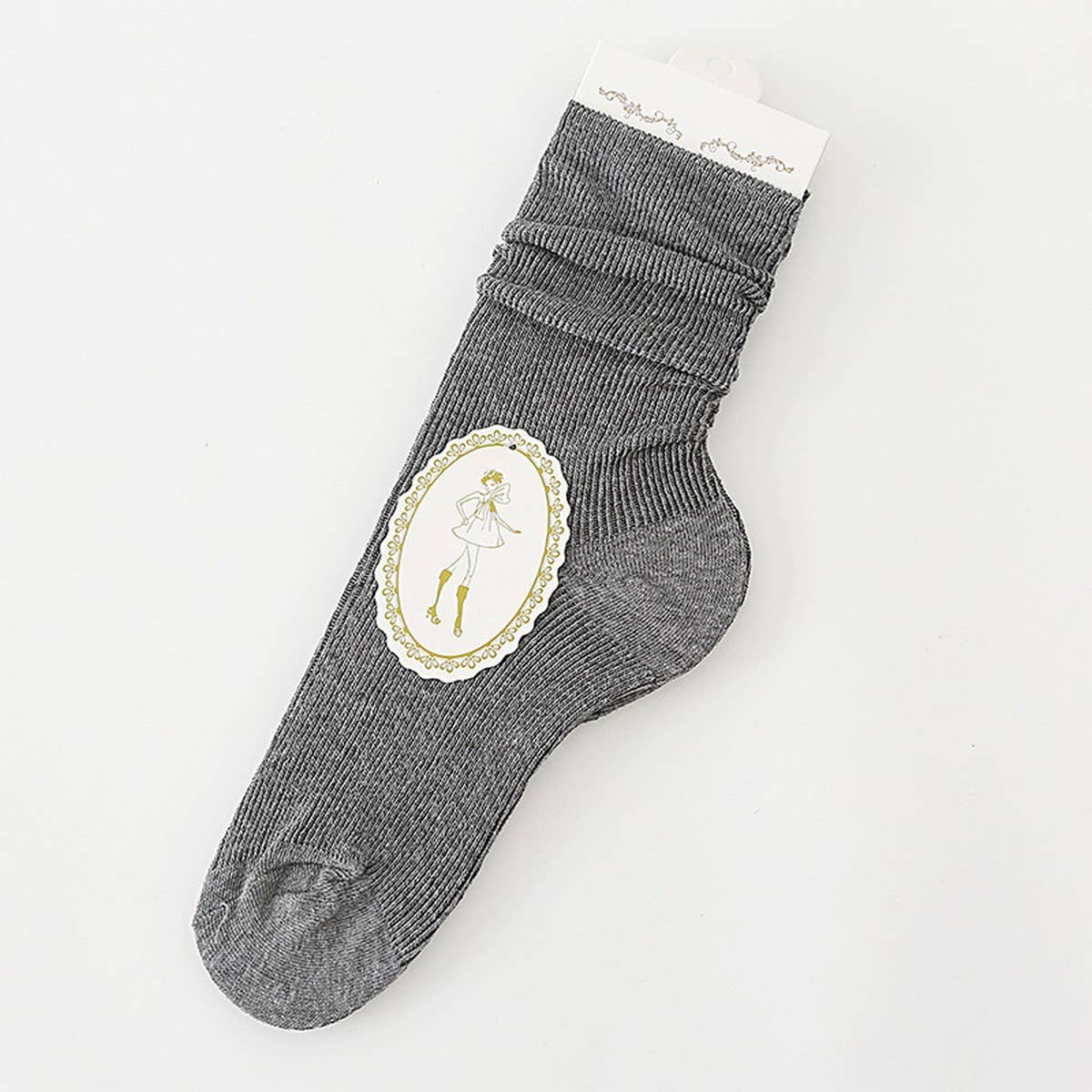 AUTUMN AND WINTER SOLID COLOR RETRO STOCKINGS_CWMS0982