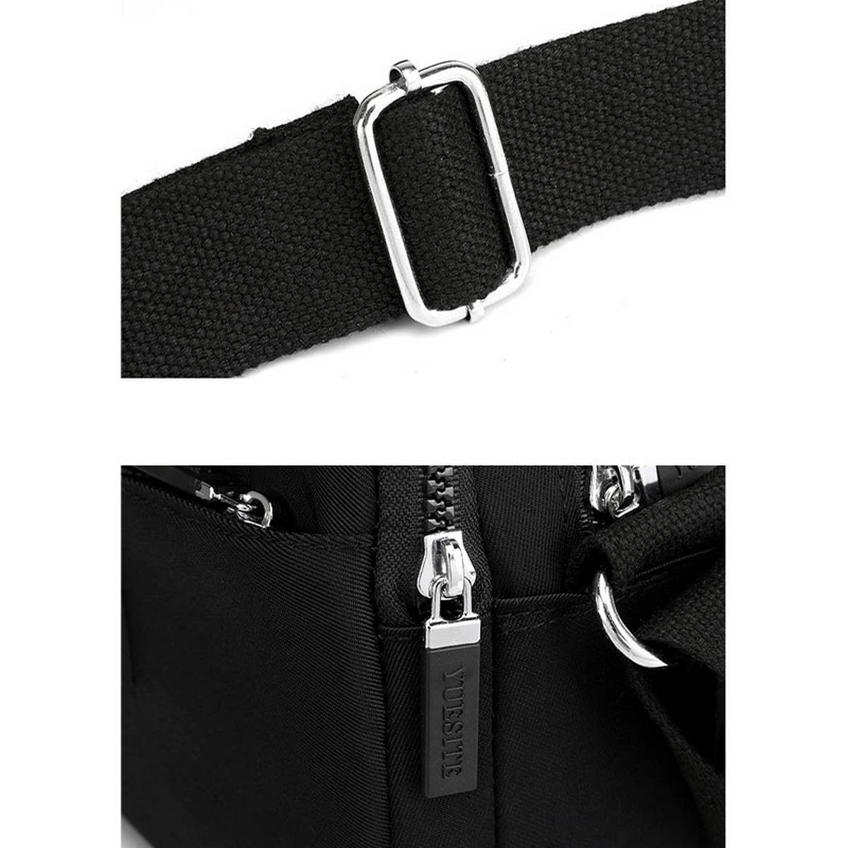 MULTI-POCKET CASUAL CANVAS SHOULDER CROSSBODY BAG_CWAB3518