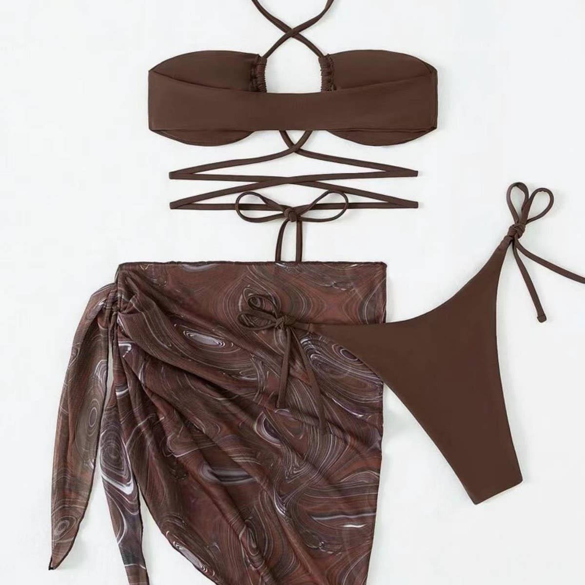 SEXY BIKINI THREE PIECE SWIMSUIT FOR WOMEN