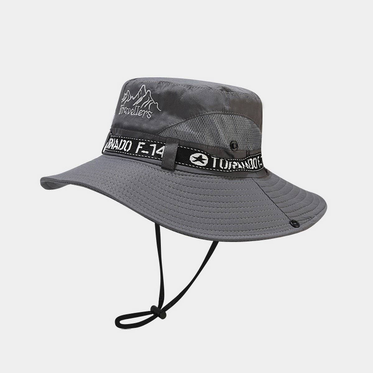 Breathable Wide Brim Sun Hat for Outdoor Fishing_CWAH3891