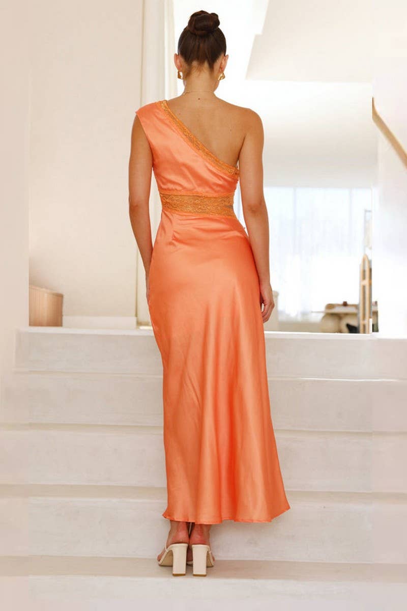 CWDMD5564_SOLID PRINTED STRAPLESS BOHO MAXI DRESS