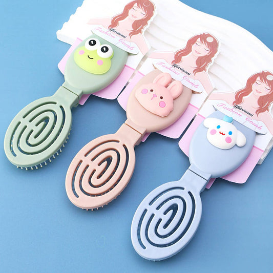 CUTE CARTOON PORTABLE FOLDING COMB