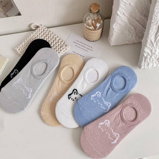 WOMEN THIN SILICONE NON-FALLING SOCKS