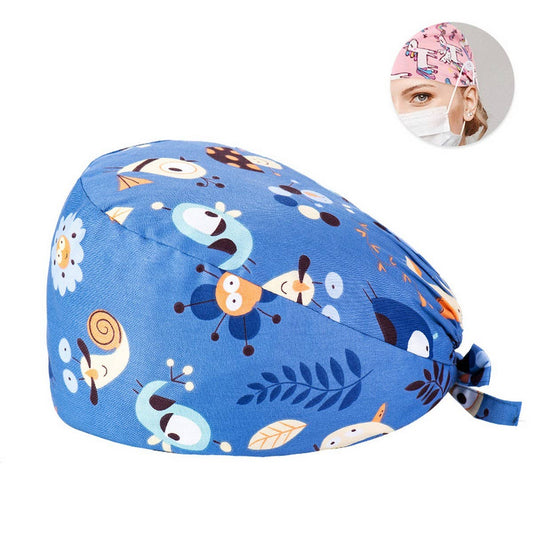 SCRUB CAP SURGICAL CAP WITH BUTTONS DOCTOR CAP_CWAH3326