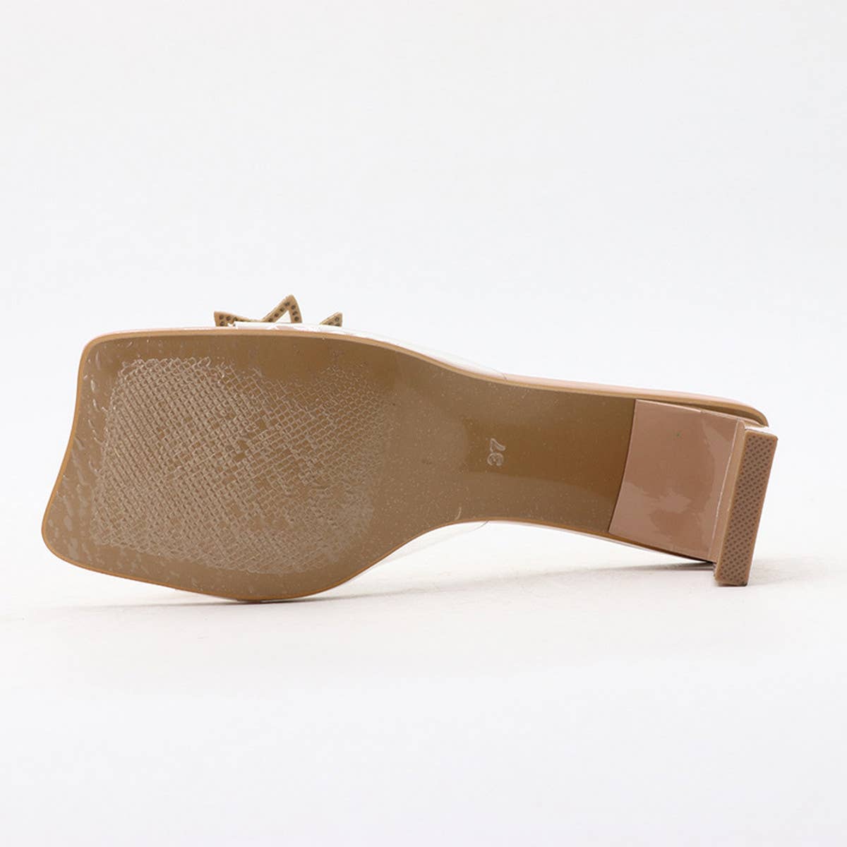 SEXY HIGH HEELS WITH BOW THICK HEEL AND SQUARE TOE