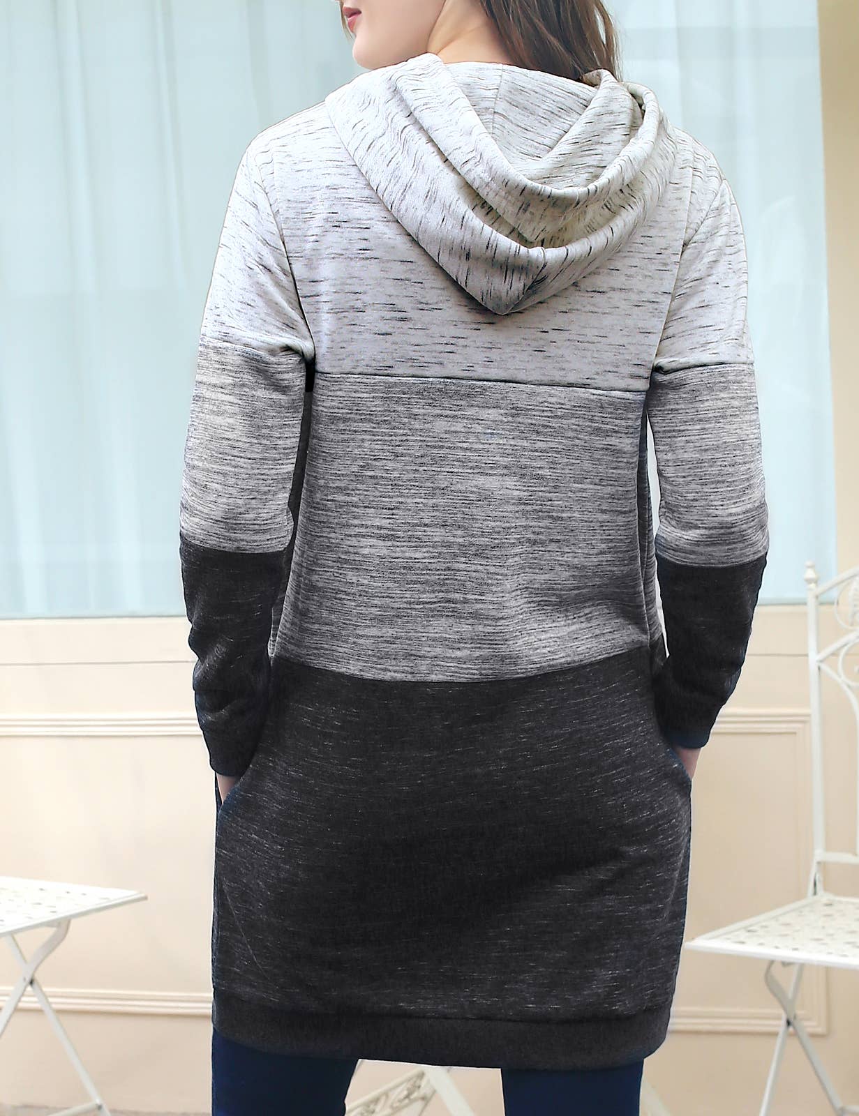 CWOHOL449_Lightweight Thin Long Hoodie
