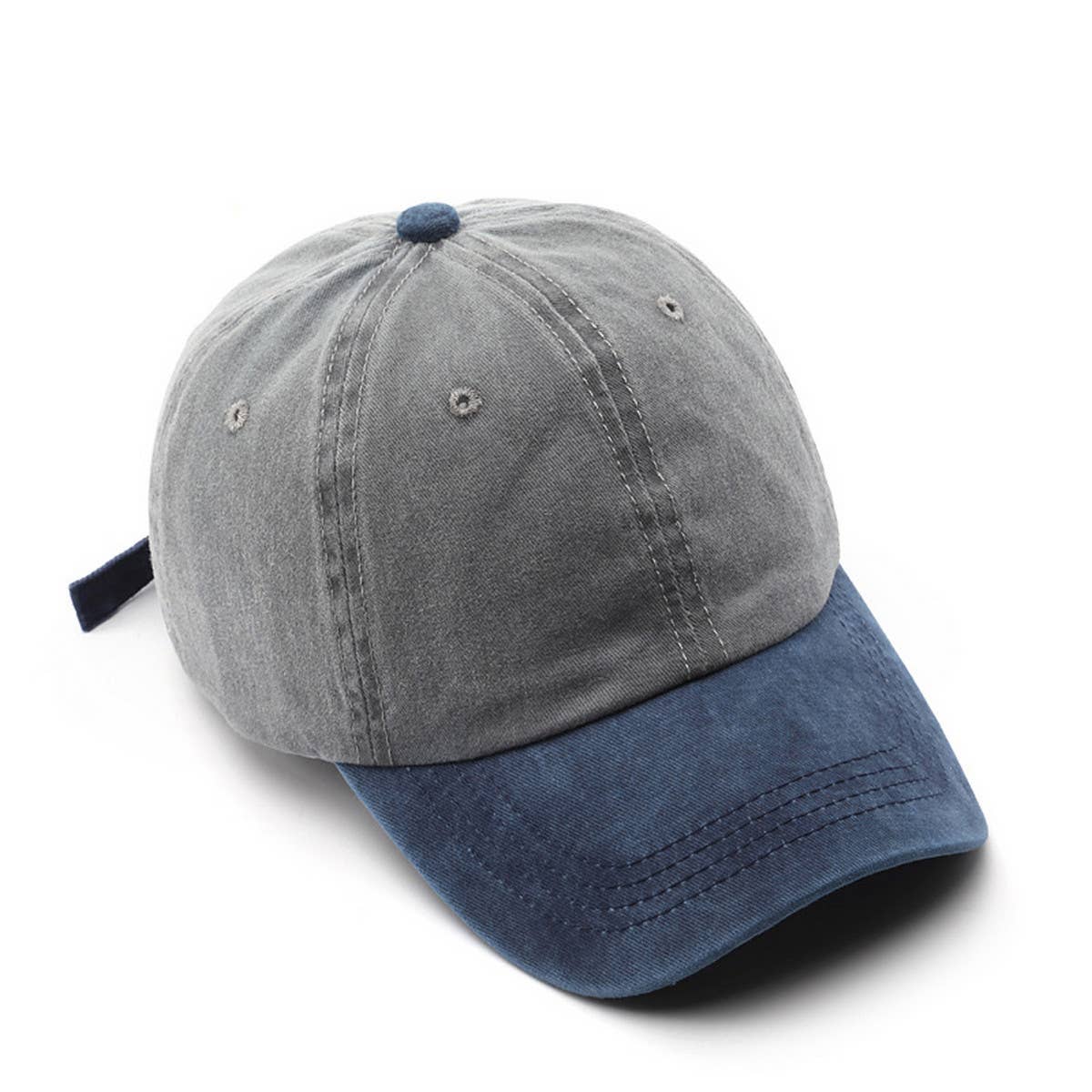 CWAH3233_TRENDY SPLICING LIGHT PLATE BASEBALL CAP