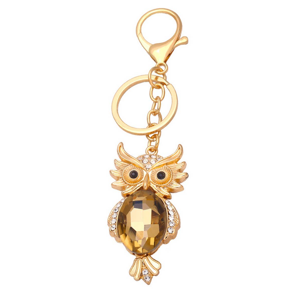 FASHIONABLE OWL METAL KEYCHAIN PENDENT