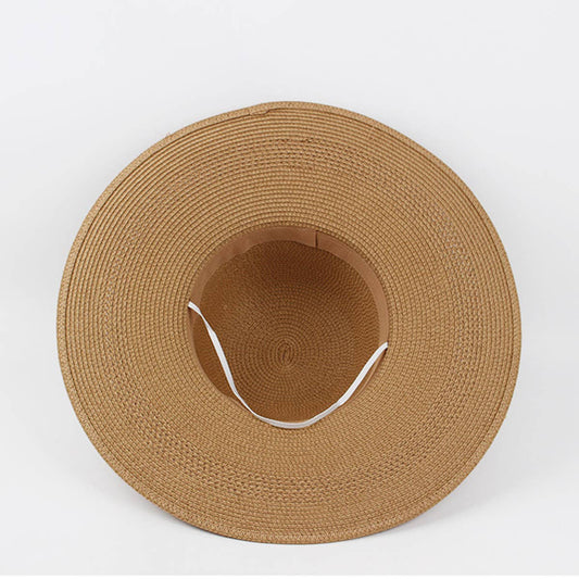 SUNSHADE STARFISH DECORATED DOME STRAW HAT_CWAH1195