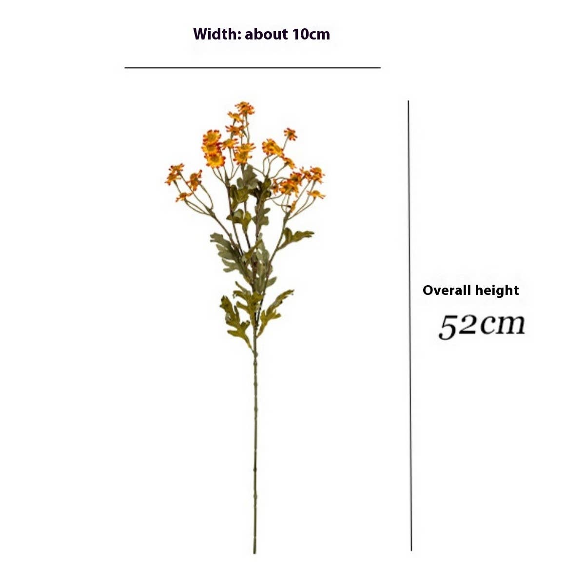 Autumn Long Stem Daisy Artificial Flower Bouquet_CWMM6510
