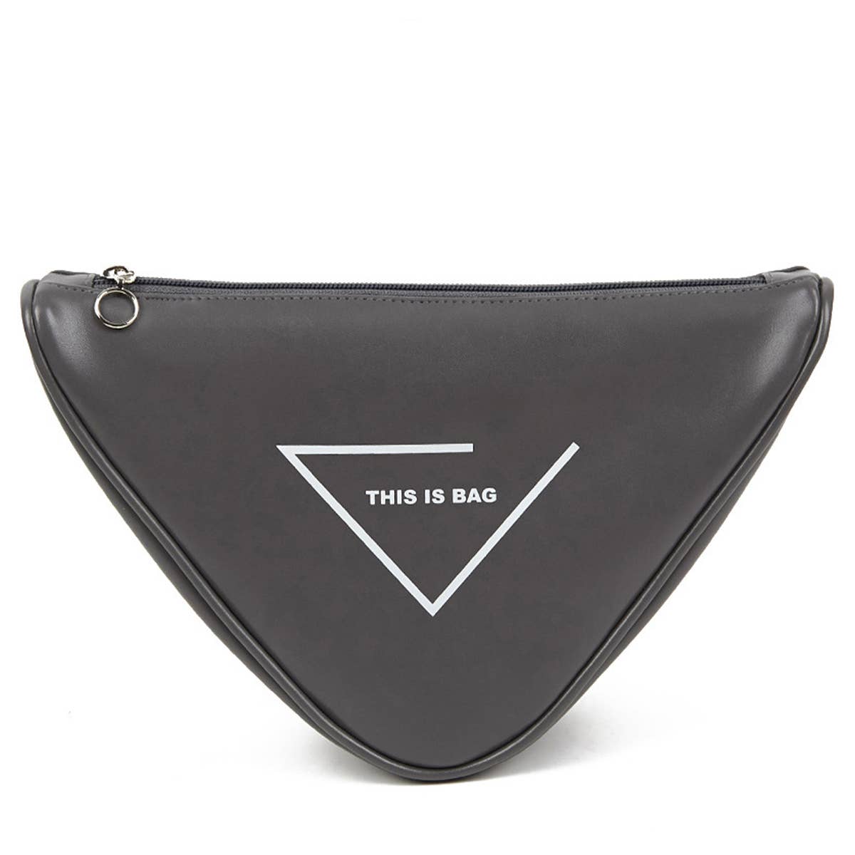GEOMETRIC TRIANGLE ZIPPER MAKEUP BAG_CWAB1449