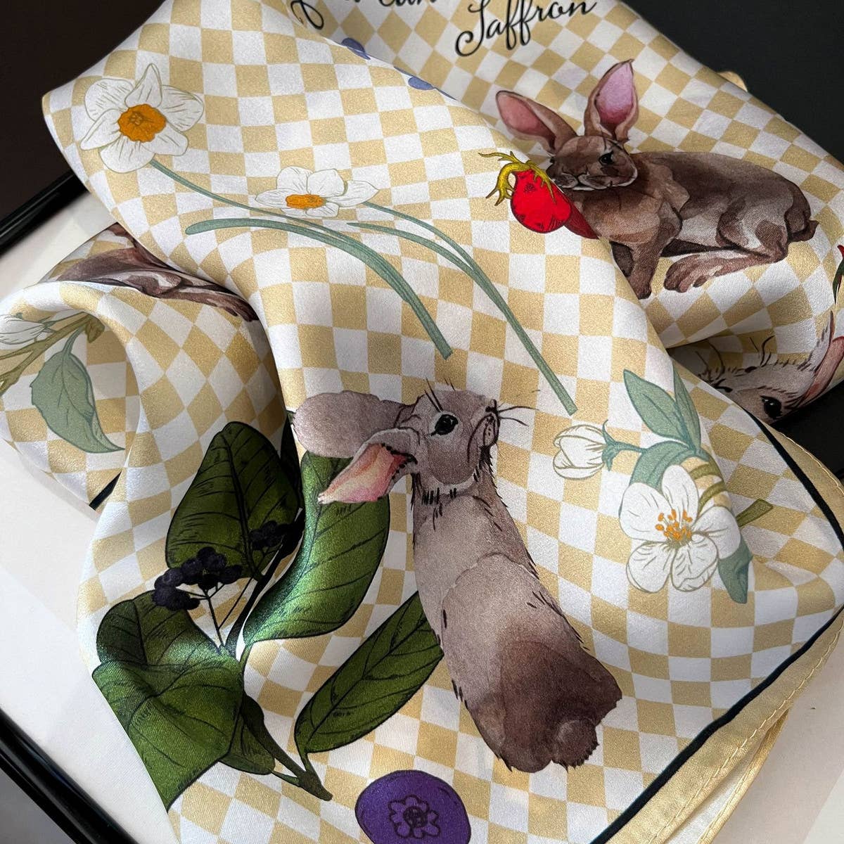 Silk Square Scarf -Versatile Fall/Winter for Women