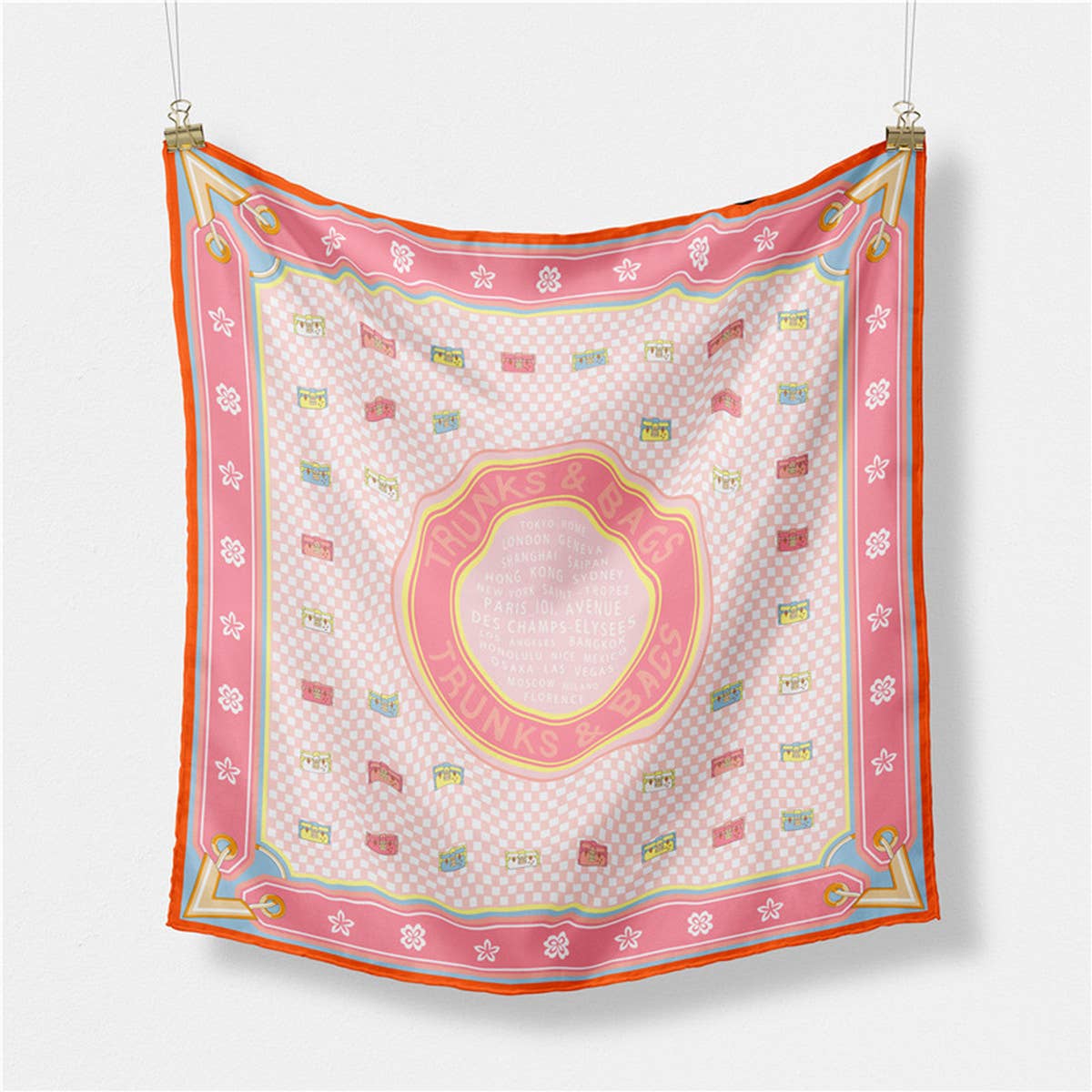 WOMEN OUTERWEAR THIN SQUARE SCARF