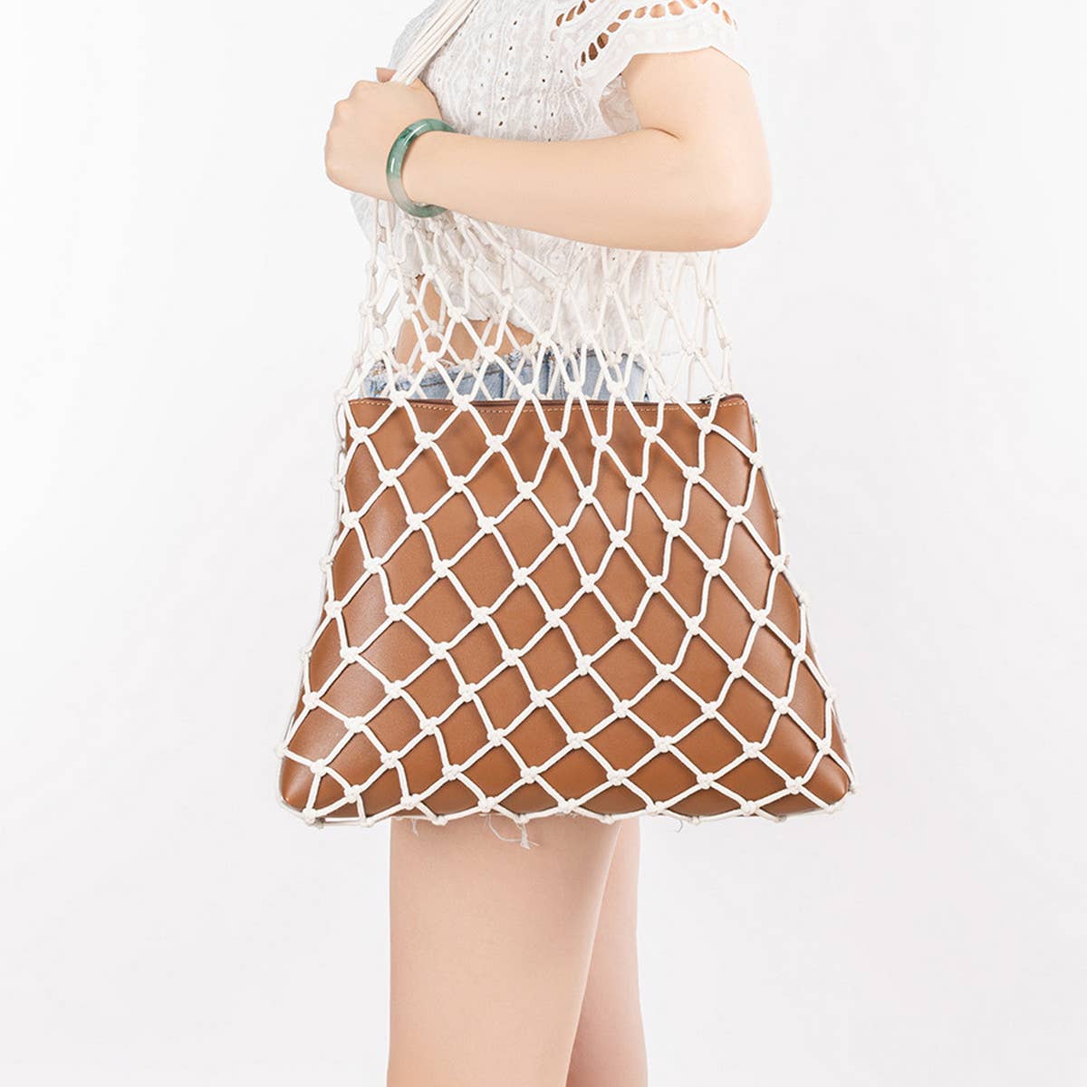 SIMPLE BEACH HANDWOVEN BAG_CWAB2004