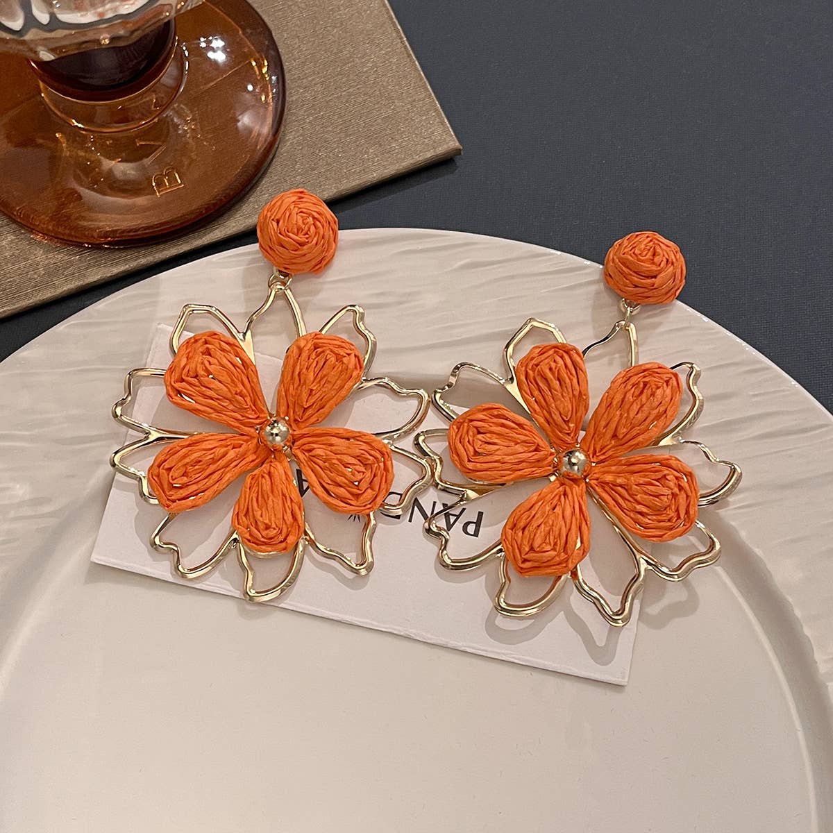 Dopamine vacation-style sweet earrings